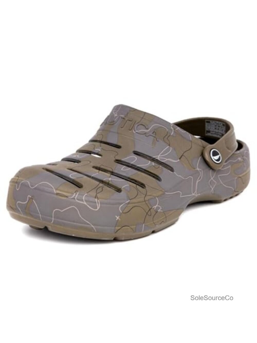 Nautica Men's Clogs Slip-On Adjustable Back Strap Athletic Sandals